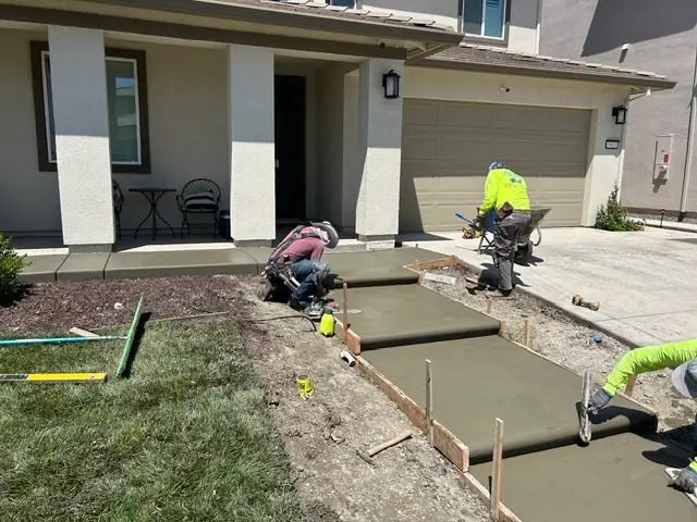 Concrete Contracting project in Fleming Island