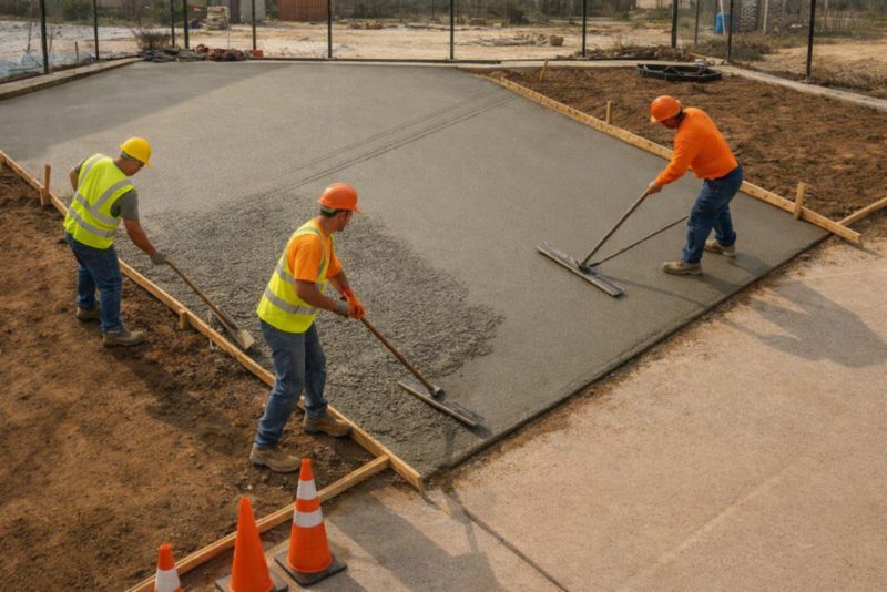 Concrete Contracting project in Fleming Island